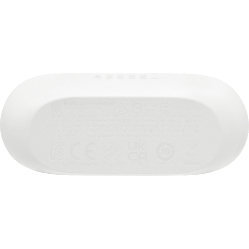 True Wireless JBL Wave Buds 2, White, TWS Headset