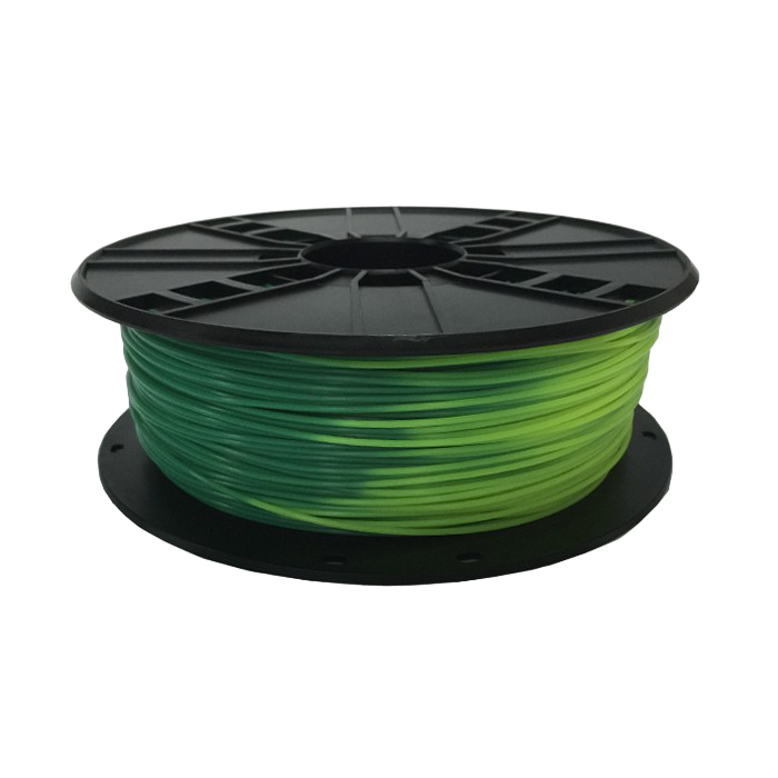 ABS 1.75 mm, Blue green to Yellow green Filament, 1 kg, Gembird, 3DP-ABS1.75-01-BGYG