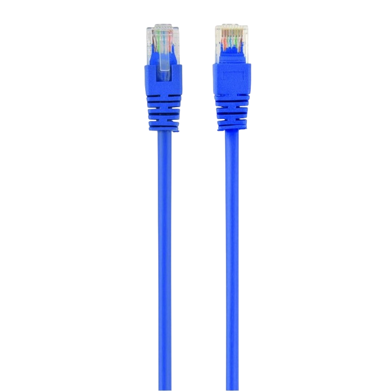 Patch Cord Cat.6U 0.5m, Blue, PP6U-0.5M/B, Cablexpert, Stranded Unshielded