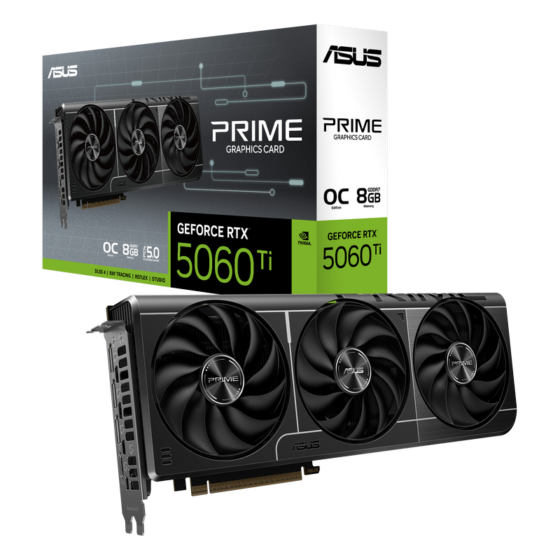 VGA ASUS RTX5060Ti 8GB GDDR7 Prime OC (PRIME-RTX5060TI-O8G)