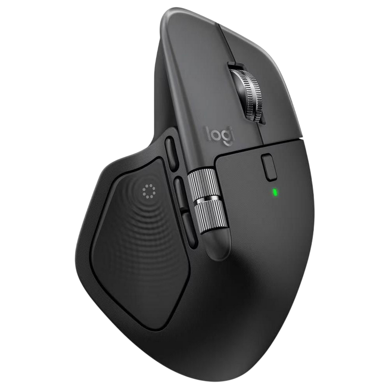 Wireless Mouse Logitech MX Master 4, 200-8000 dpi, 8 buttons, Ergonomic, 150g, 650mAh, Bolt, 2.4Ghz+BT, Graphite