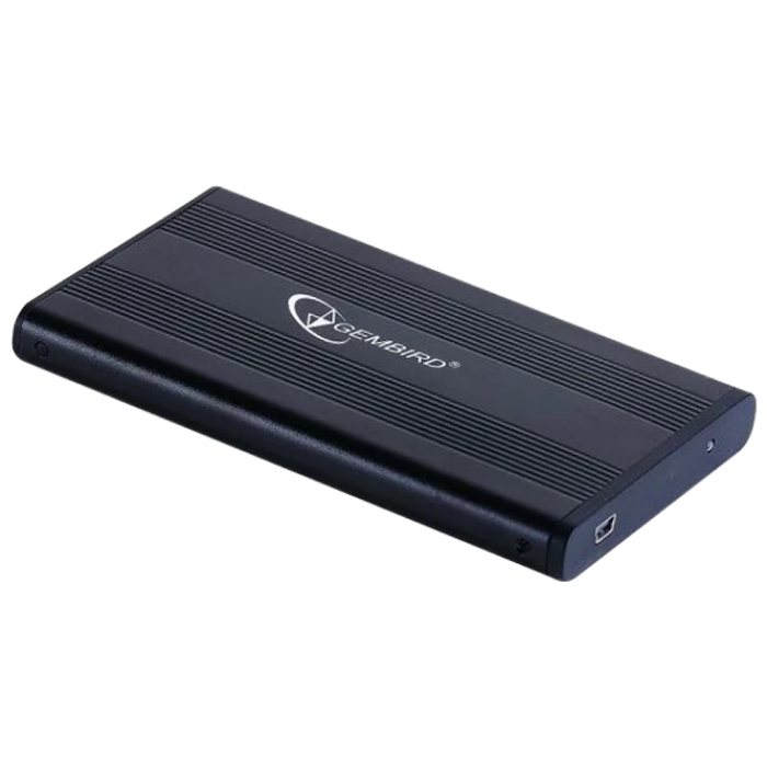 2.5" SATA HDD External Case (USB 2.0), Black, Gembird "EE2-U2S-5"