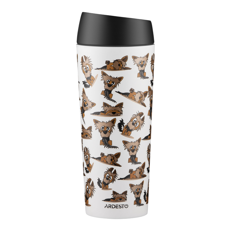 Thermal Mug ARDESTO Coffee Time Yorkie 450ml, AR2645YT