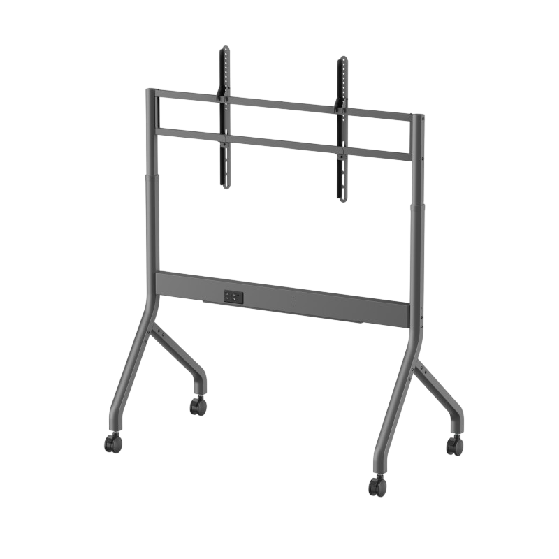 Display/TV Mobile Stand 100M-12060 black; 1 Shelf; 60-110";TV 120kg; Shelf 3kg; Height Adjust. by Motor incl. RemoteControl