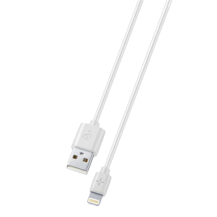 Lightning Cable Ploos, MFI, 1M, White