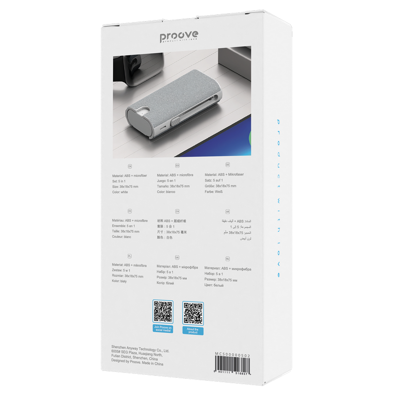 Multifunctional cleaning set Proove Mr. Cleaner 5in1 White