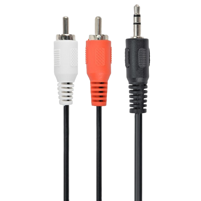 CCA-458 3.5mm stereo plug to 2 phono plugs 1.5 meter cable, Cablexpert