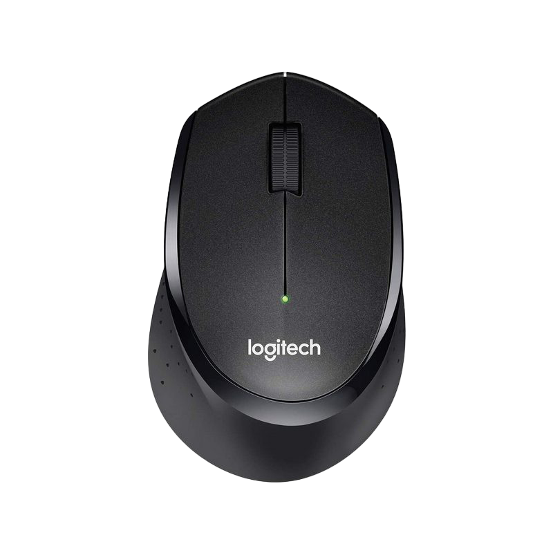 Wireless Mouse Logitech B330 Silent Plus, 1000 dpi, 3 buttons, Ergonomic, 78g., 1xAA, 2,4Ghz, Black