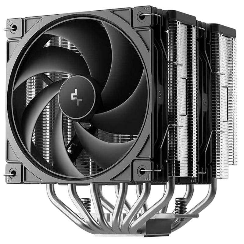 AC Deepcool "AG620 G2" (<29.22dBA, 500-200RPM, 70.09CFM, 2x120mm, 260W, 6x6mm, 1306g.)