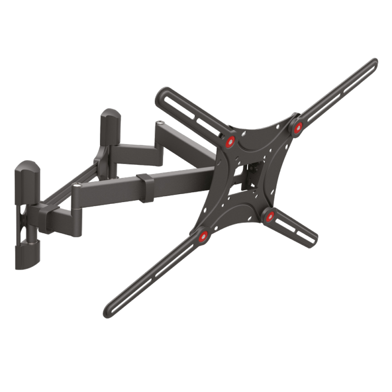 Wall Mount Barkan ''BM464L'' Black 13"-90" Full Motion, max.60kg, VESA mm: up to 600x400mm