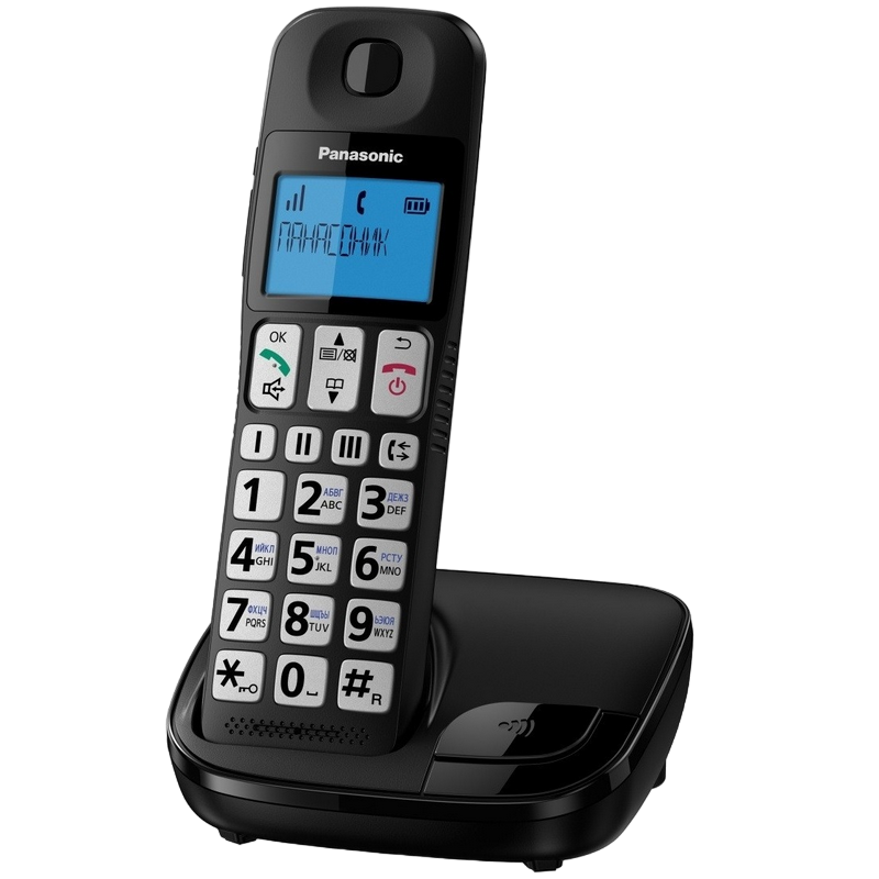 DECT Panasonic KX-TGE110UCB, Black