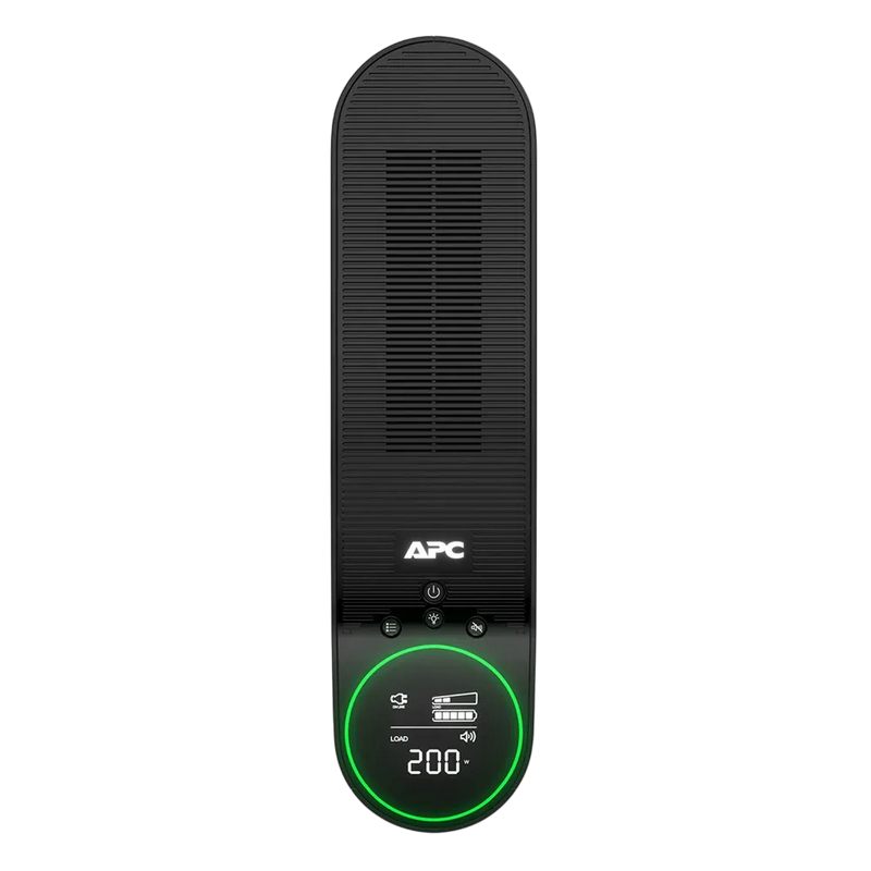 APC Back-UPS Pro 2200VA for Gaming, 230V, Pure Sinewave, LCD, Black, Schuko