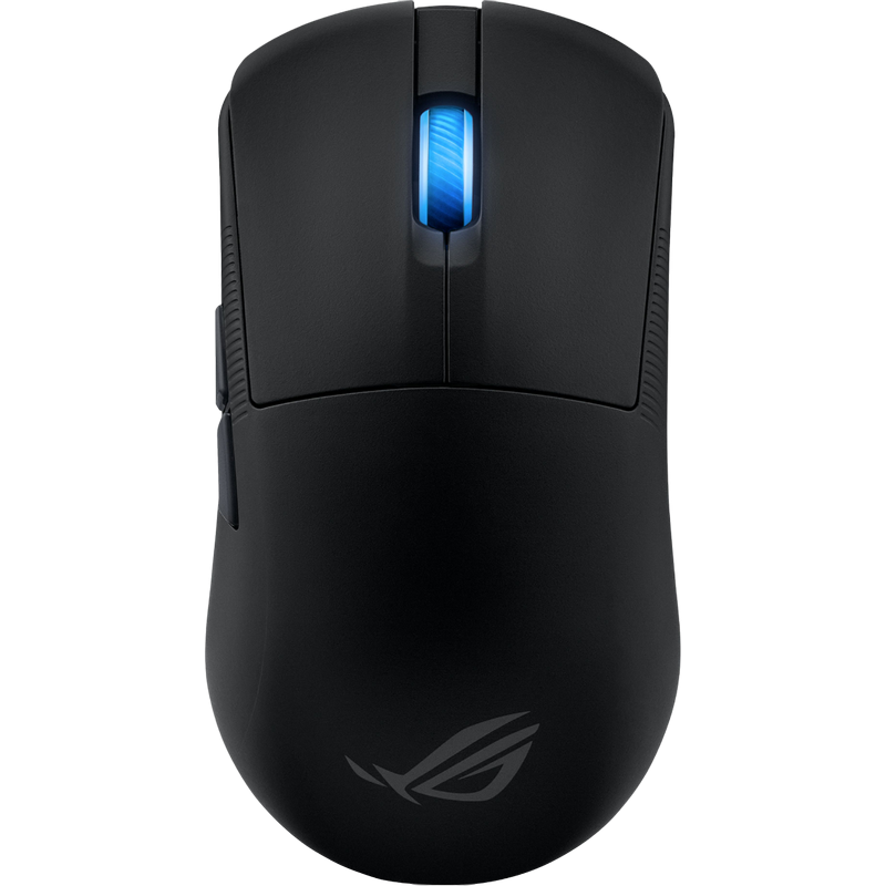 Gaming Wireless Mouse Asus ROG Harpe Ace Mini, 42k dpi, 5 buttons, 750IPS, 50G, 49g, Ambidextrous, Opt.SW, 2m, USB+2.4Ghz+BT, Black