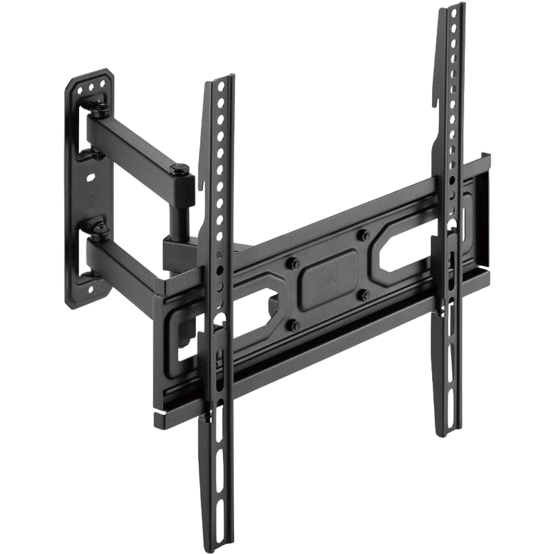 Wall Mount KIVI ''MOTION-443A'' Black 32" - 55" Full Motion, max.35kg, VESA mm: up to 400x400mm