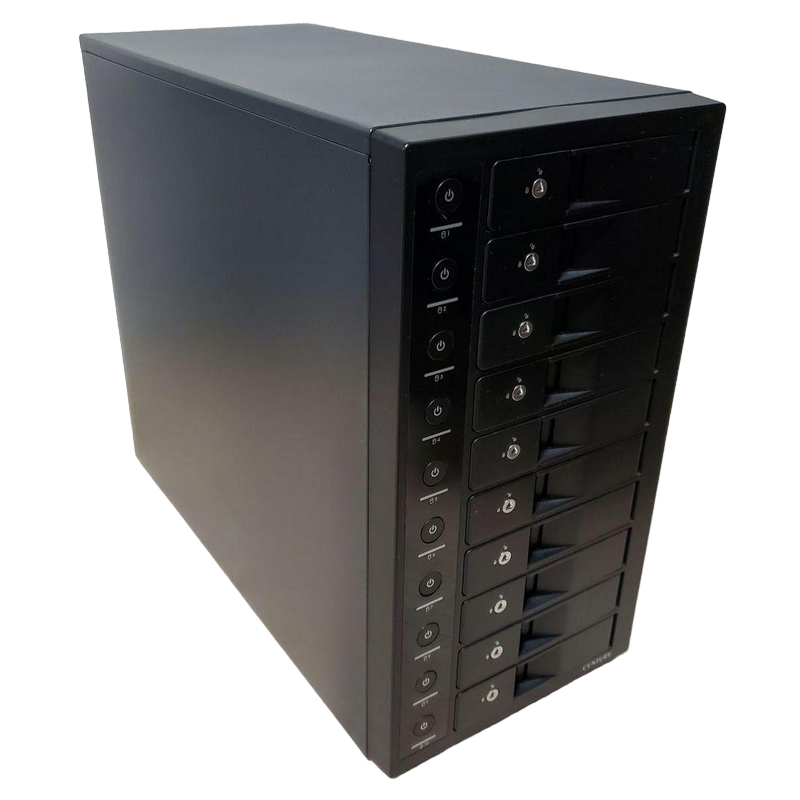 10-Bay SINGLE System External Enclosure Century "CRST1035U3IS6G", USB3.0 to 10x SATA 3.5"