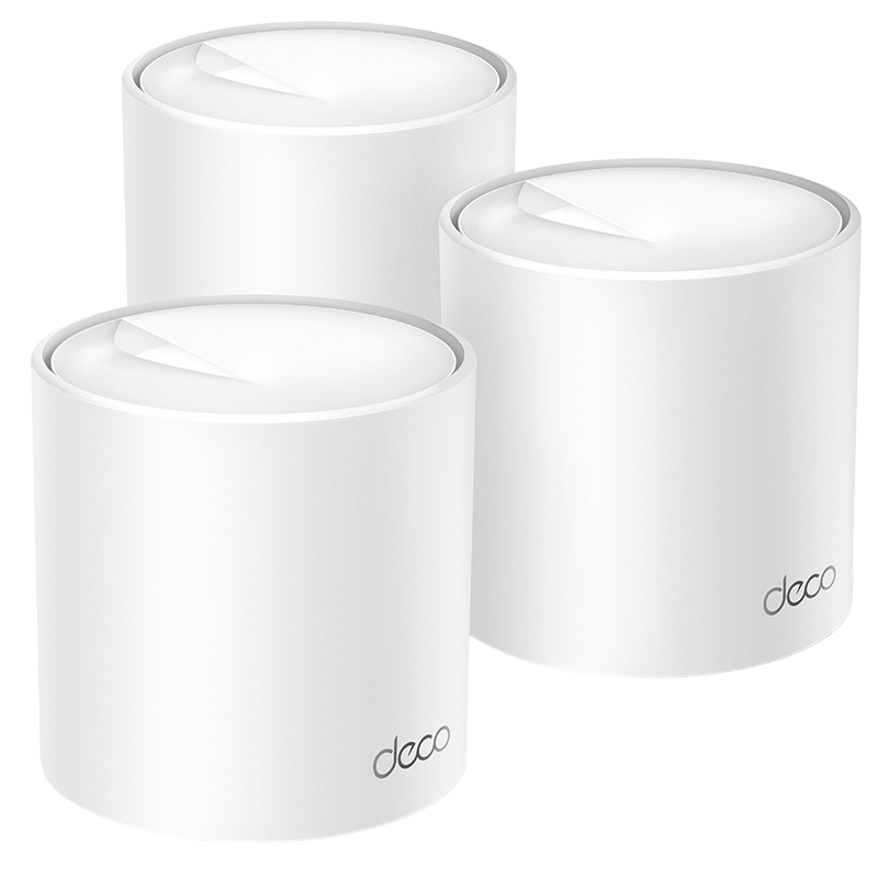 Whole-Home Mesh Dual Band Wi-Fi 6 System TP-LINK, "Deco X50(3-pack)", 3000Mbps, MU-MIMO, Gbit Ports