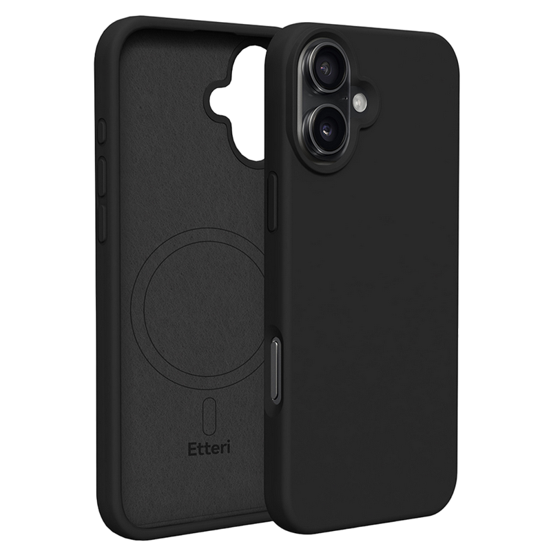 Etteri Apple iPhone 16 Plus, Silicone Mag case, Black