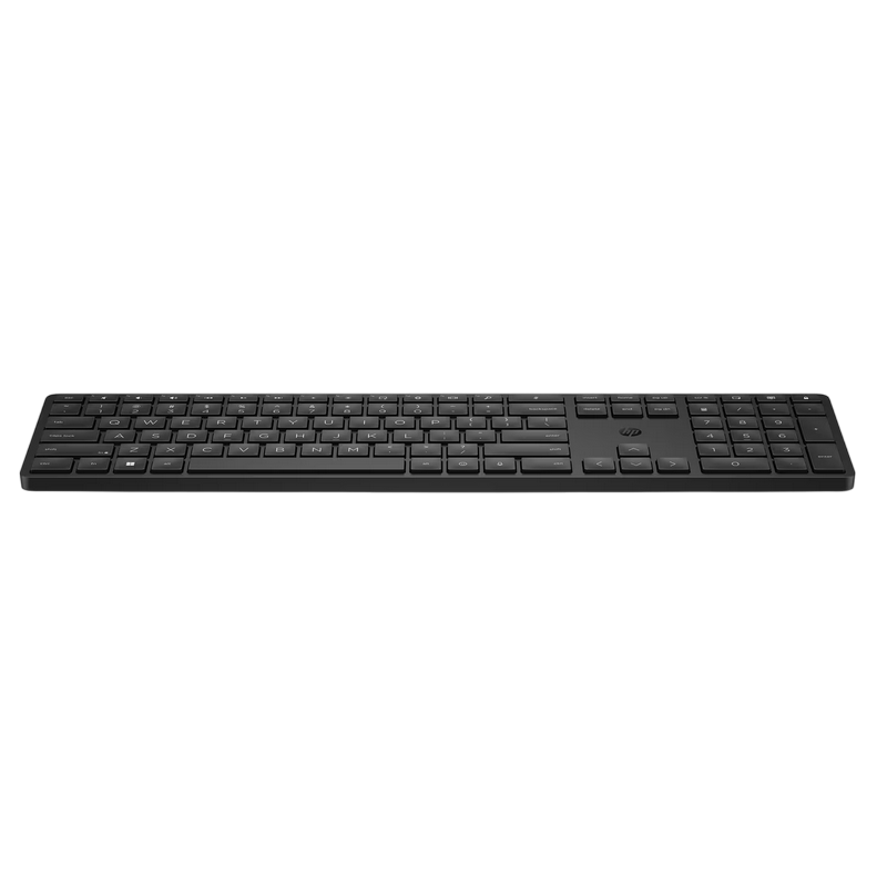 Wireless Keyboard HP 450, Full size; 3-zone layout, Low profile key, Up to 20 progr. keys,Spill resistant; Tilt adjustable, 2.4 GHz, 2xAAA, EN/RU, White