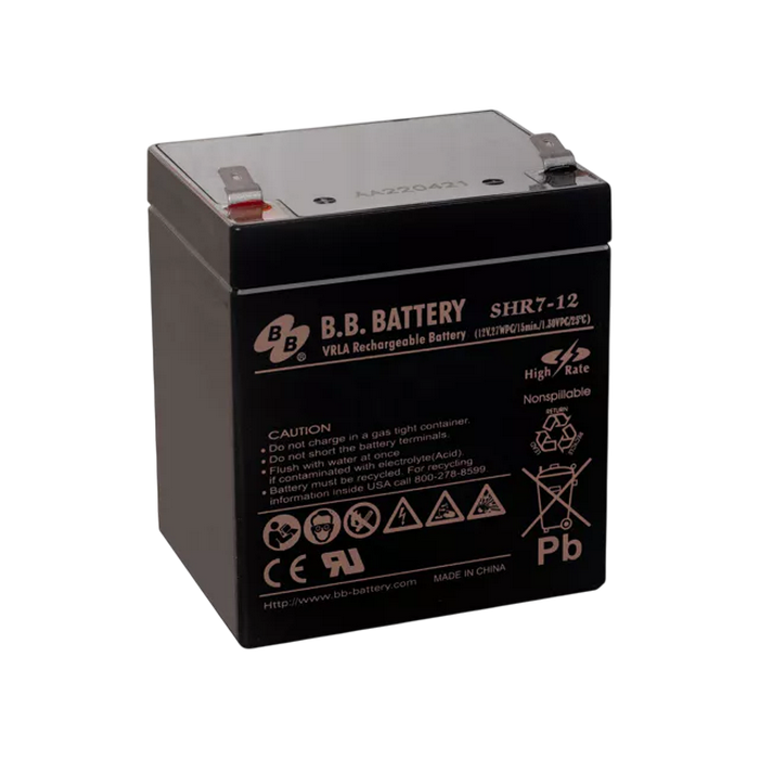 Baterie UPS 12V/ 7AH B.B. SHR7-12, 3-5 Years (W*D*H - 90*70*102mm) same as HR5.5-12