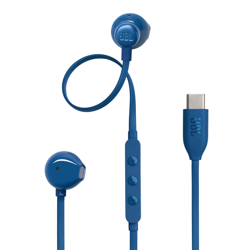 Earphones JBL T305C, Blue