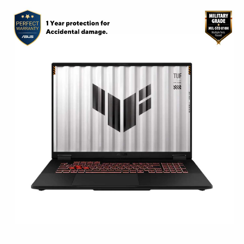 NB ASUS 18.0" TUF Gaming A18 FA808UM Gray (Ryzen 7 260 16Gb 1Tb 5060 8Gb)
