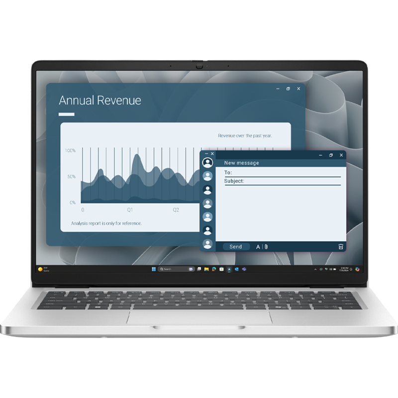 NB Dell 14.0" Dell Pro 14 PC14255 Silver (Ryzen AI 7 350 16Gb 512Gb Win 11)