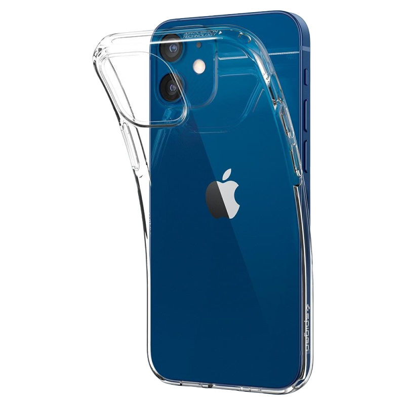 Xcover husa p/u iPhone 12 mini, Liquid Crystal Transparent