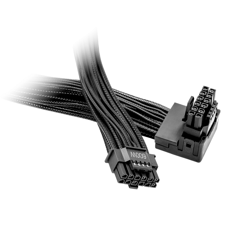 Adapter Cable be quiet! 12V-2X6 / 12VHPWR 90° REVERSED PCI-E, 600W
