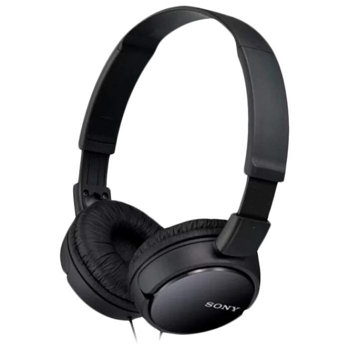 Headphones SONY MDR-ZX110APB, Mic on cable, 4pin 3.5mm jack L-shaped, Cable: 1.2m, Black