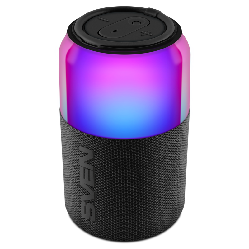 Speakers SVEN "PS-130" 10W, TWS, Bluetooth, USB, 1800mA*h, Black