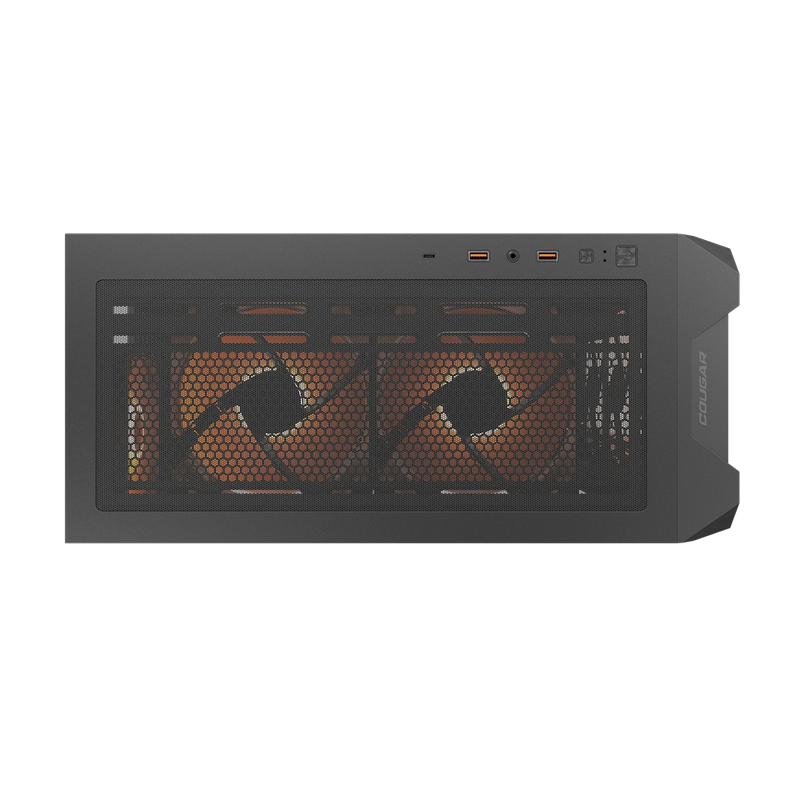 Case ATX Cougar MX600 Air PRO w/o PSU, 5x140mm, 1x120mm, ARGB PWM, TG: Front&Side, 2xUSB3.0, 1xUSB-C, 1x2.5", 2x3.5", RGB Button, Black