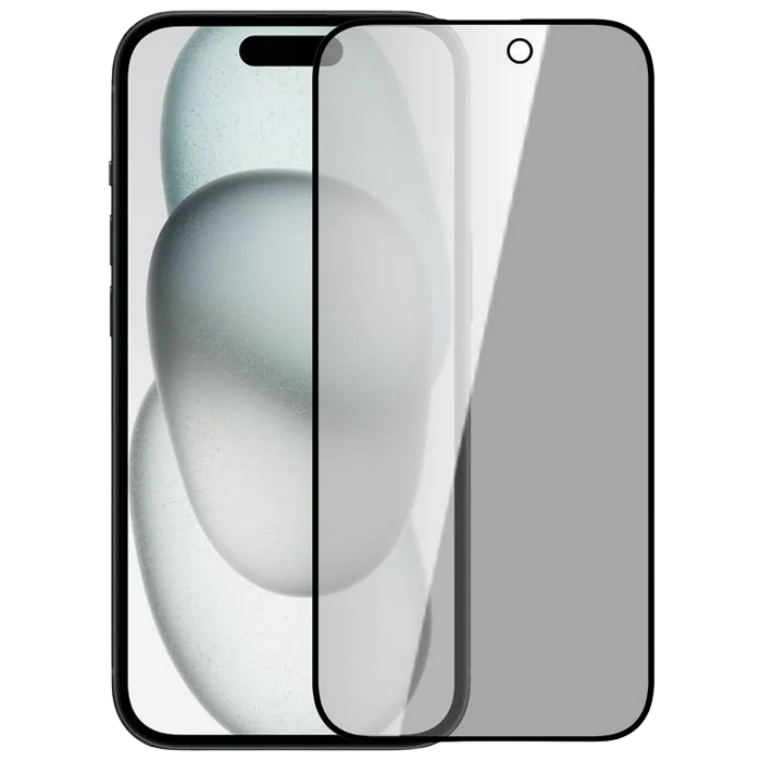Nillkin Apple iPhone 15 Plus Guardian Full Privacy, Tempered Glass, Black
