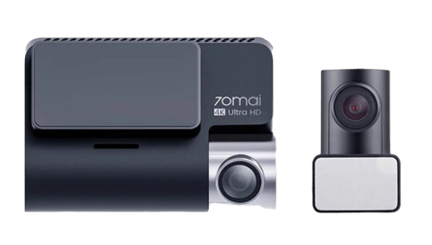 70mai Dash Cam A800S, with RC06 Rear cam, Black