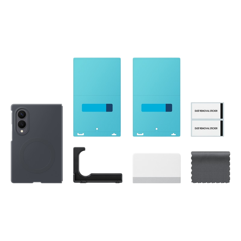 Original Sam. silicone magnet Case Galaxy Fold8, Black