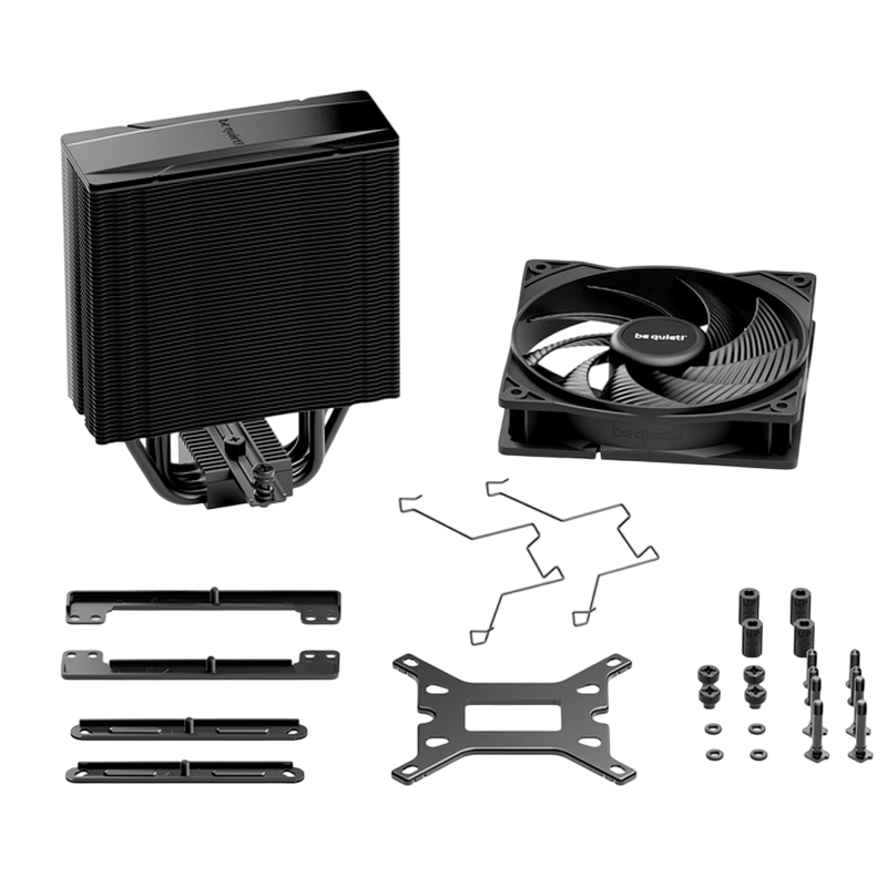 AC be quiet! "Pure Rock 3 Black" (12.4-31.2dBA, 2000RPM, 59.6 CFM, 120mm, PWM, 190W, 4x6mm, 570g.)