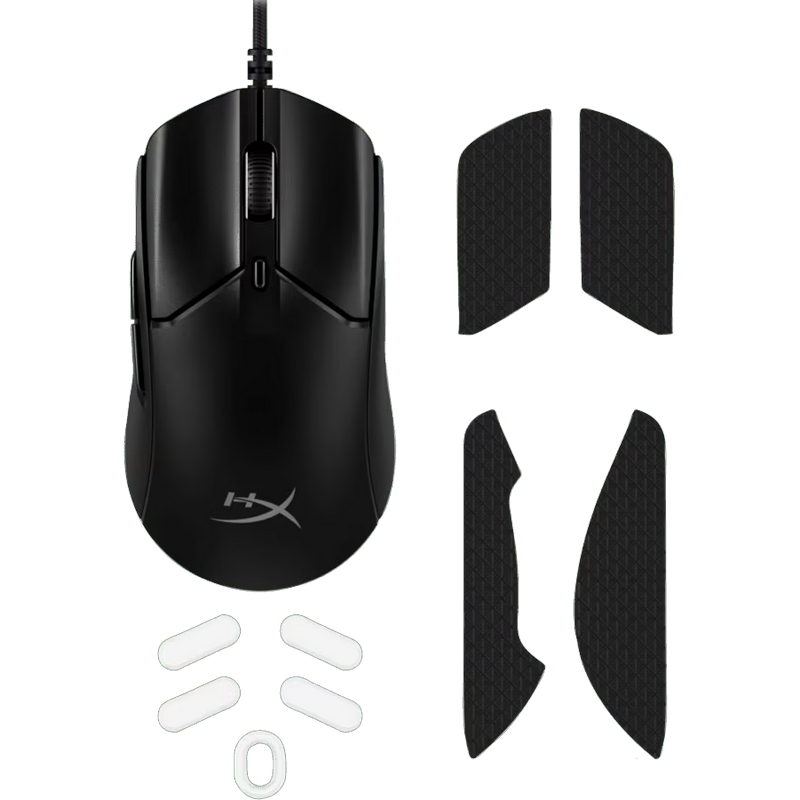 Gaming Mouse HyperX Pulsefire Haste 2, up to 26k dpi, 6 buttons, 50G, 650IPS, 8000Hz, 53g, Ambidextrous, Onboard Memory, RGB, 1.8m, USB, Black