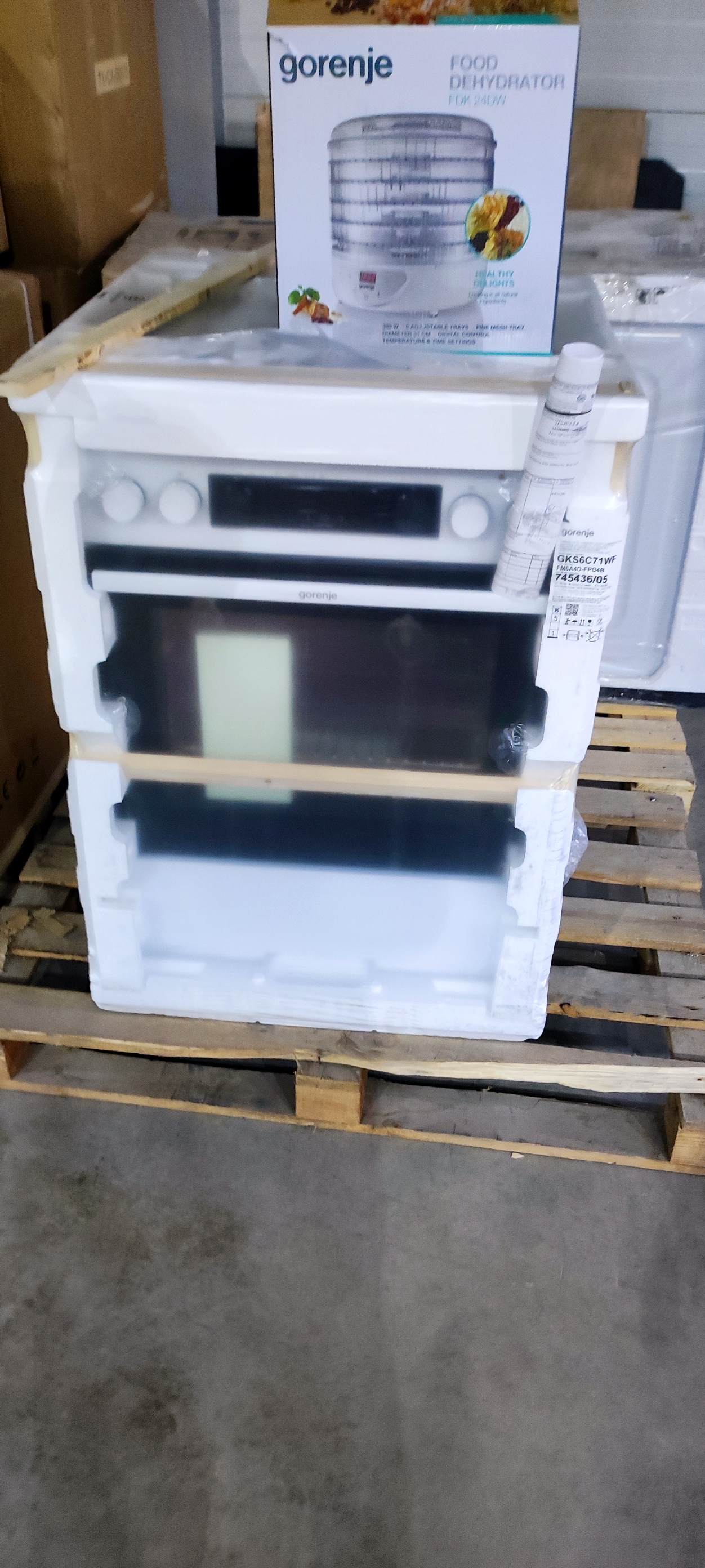 Уценка B Gas\el cooker Gorenje GKS6C71WF