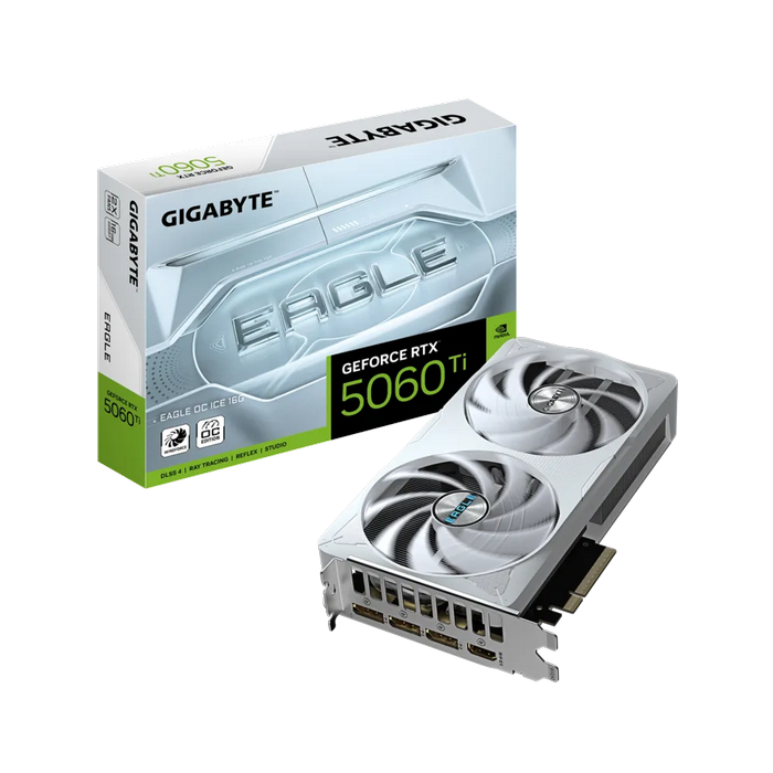 VGA Gigabyte RTX5060Ti 16GB GDDR7 Eagle OC ICE (GV-N506TEAGLEOC ICE-16GD)