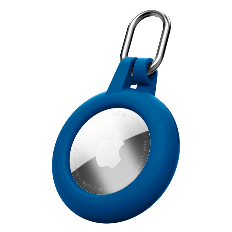 Cellular Silicon Ring Case AirTag/Tracy Soft Shell, Blue