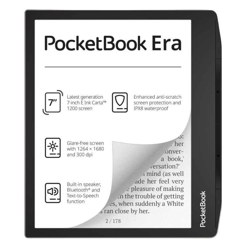 PocketBook 700 Era, Stardust Silver, 7" E Ink Carta (1680x1264)
