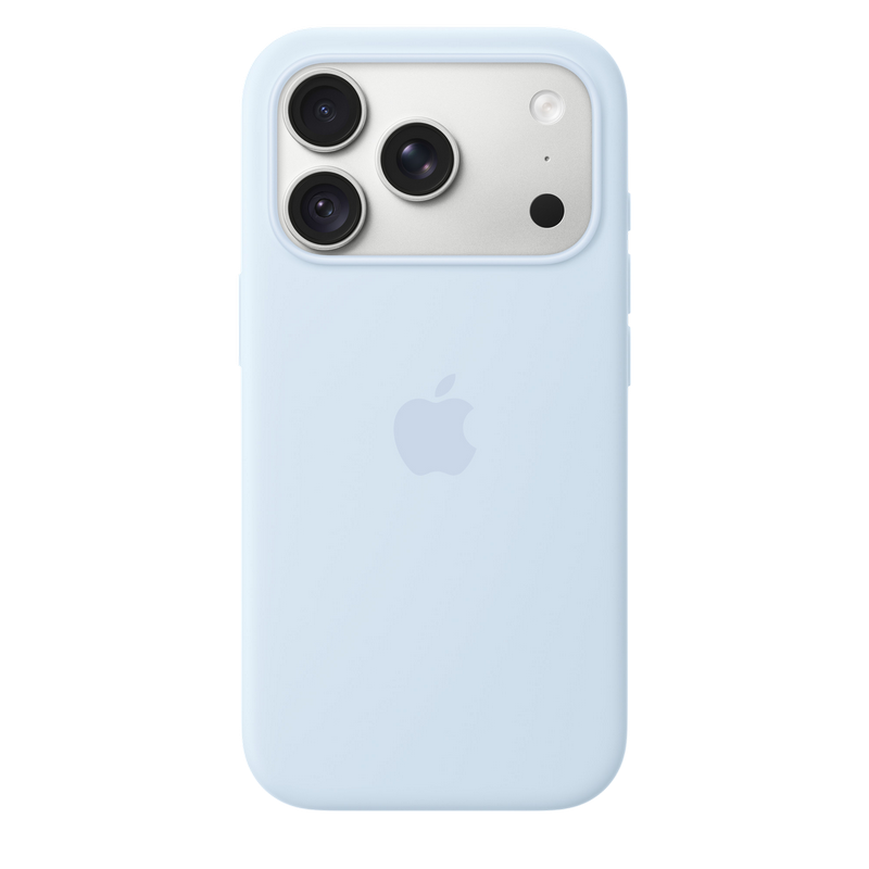 iPhone 18 Pro Silicone Case with MagSafe - Crisp Blue, Model A3701