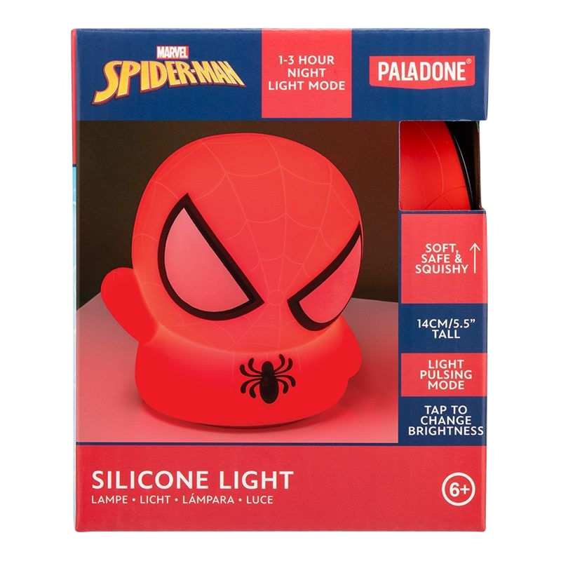 Lampa Spiderman Squishy Glo Silicone Light PP13692SPM
