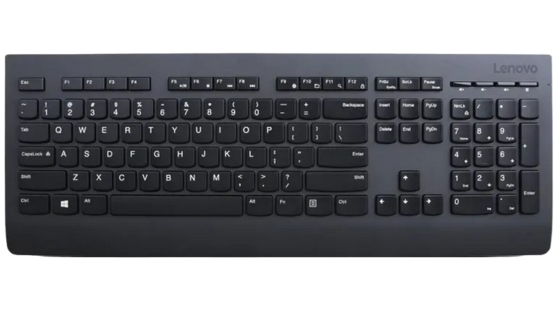 Lenovo Professional Wireless Keyboard, 2.4G & Bluetooth, EN/RU (4X30H56866)