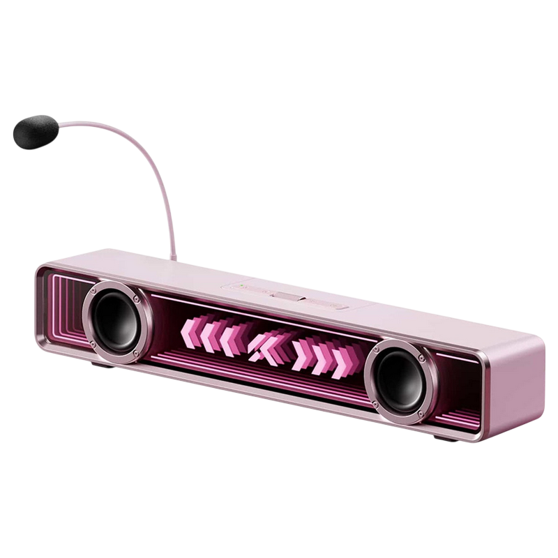 Gaming Soundbar & Subwoofer MCHOSE K20 Pro, Pink