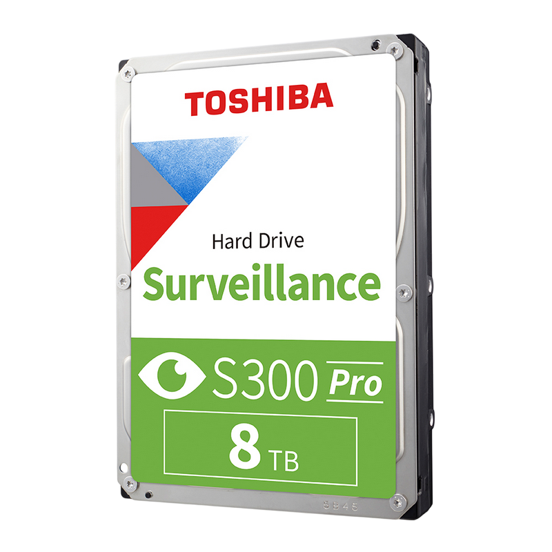 3.5" HDD 8.0TB-SATA-256MB Toshiba S300 Pro Surveillance HDWT380UZSVA, Surveillance, CMR, 7200rpm, 1.0M (MTTF)