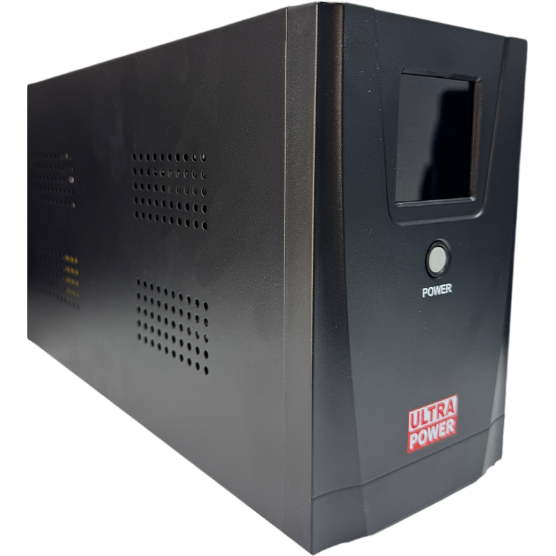 UPS Ultra Power UPS2000MC 2000VA/1200W, Tower, LCD, AVR, USB, RJ11/RJ45, 2*Schuko sockets, metal case