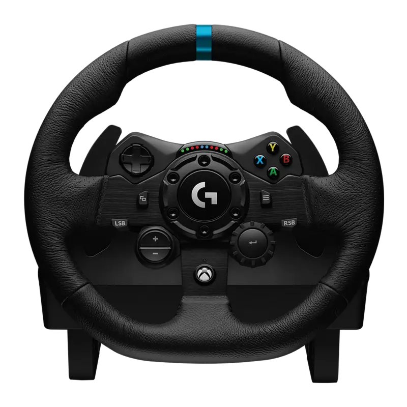 Wheel Logitech Driving Force Racing G923 + Driving Force Shifter for PS4-5, PC, Pedals, Black