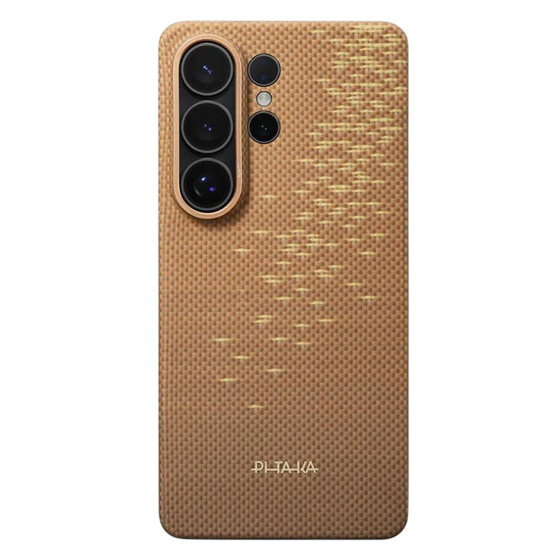Pitaka Samsung S26 Ultra, Edge Case, Golden Glint
