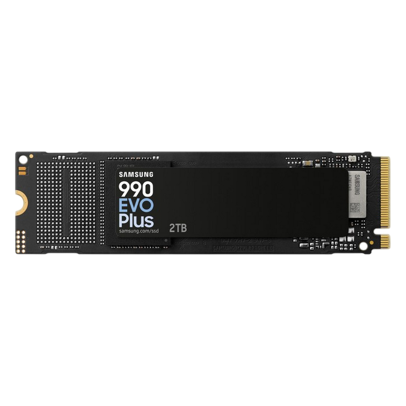 .M.2 NVMe SSD 2.0TB Samsung 990 EVO Plus MZ-V9S2T0BW [PCIe 4.0 x4/5.0 x2, R/W:7250/6300MB/s, 1000K/1350K IOPS, 1.2PB, TLC]