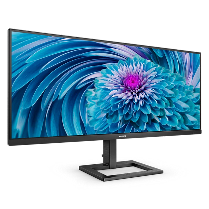 34" PHILIPS 346E2LAE, Black, VA, 3440x1440,100Hz,4ms,300cd,MegaDCR,HDMI+DP+USB+TypeC,Spkrs
